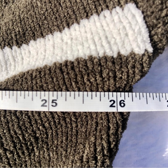 Windsor Oversized Striped Pullover Cropped Sz. Small - Picture 7 of 9